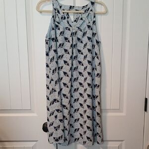 Aryeh Geometric Pattern Sleeveless Dress with cut outs size L